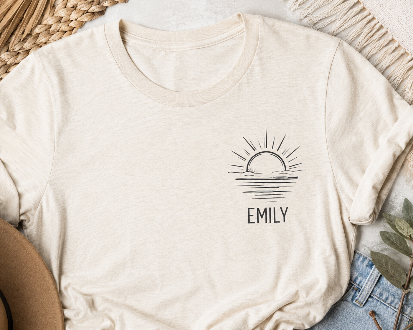Personalized Hawaii Vacation Shirt | Custom Family Trip Beach Tee Front & Back