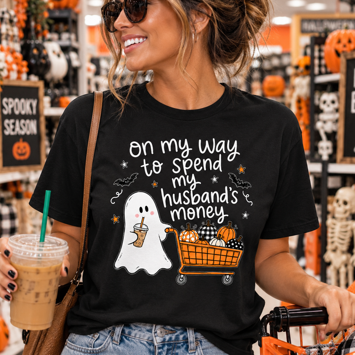 Funny Halloween Mom Shirt | Halloween Shopping Shirt | Husband’s Money