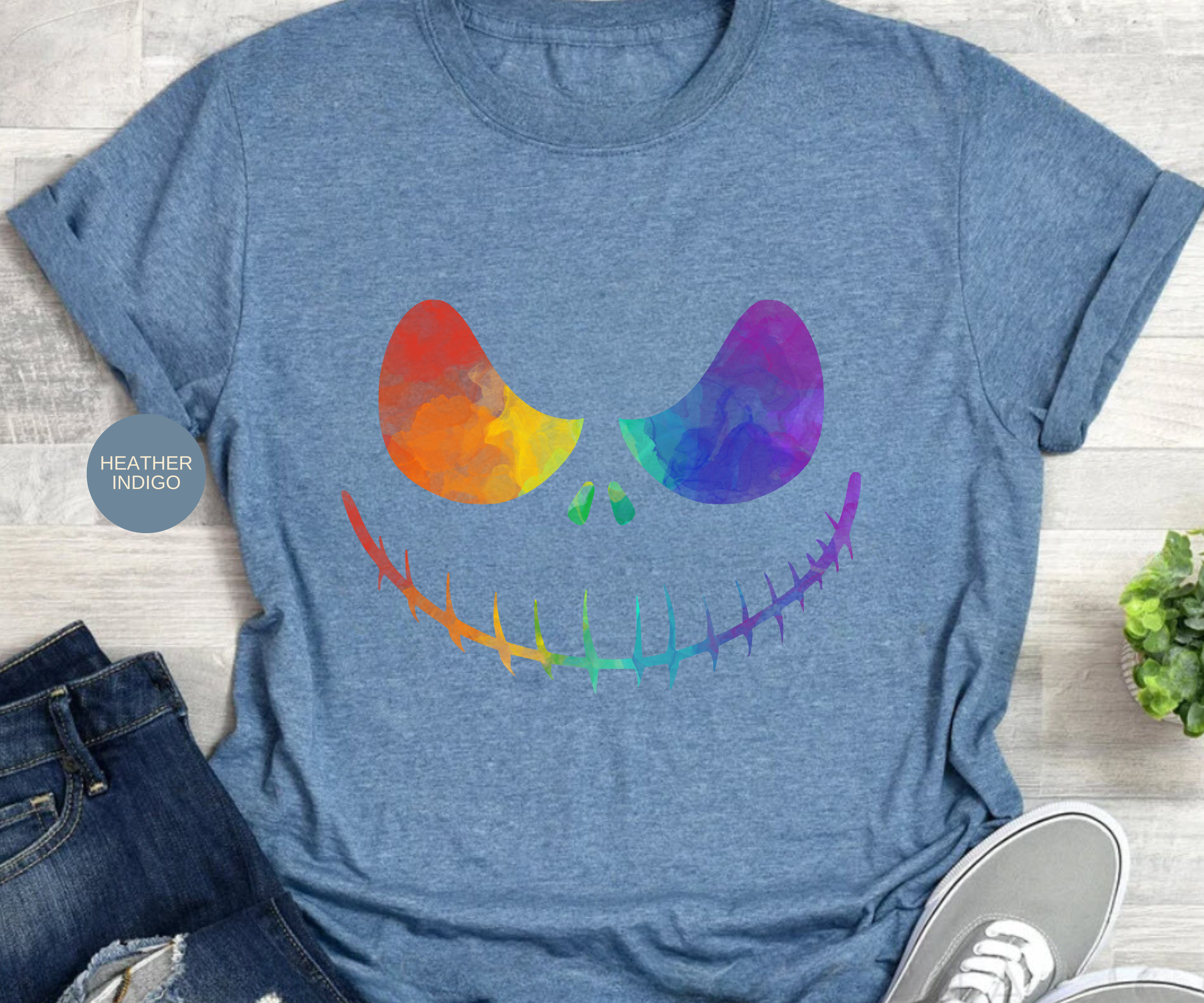 Jack Skellington Rainbow Pride Shirt | LGBT Halloween Tee | Nightmare Before Christmas Pride Shirt Gift