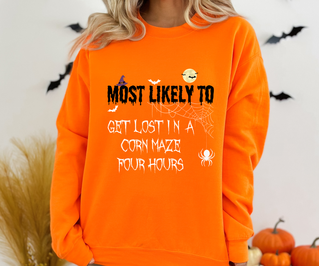 Most Likely To Halloween Shirt | Personalized Funny Halloween Tee | Custom Halloween Gift for Women & Groups
