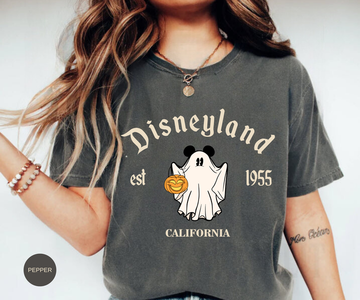 Halloween Theme Park Shirt | Matching Couple Halloween Shirts | Retro Halloween Tee